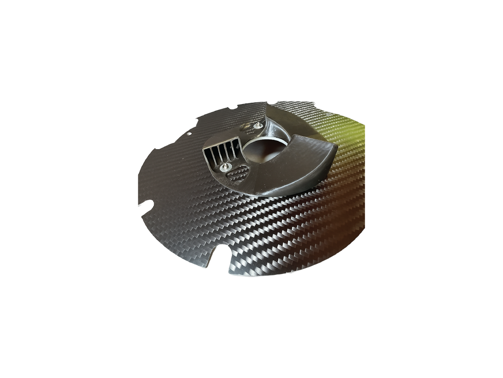 Couvercle et ventilateur pour ensemble 3TX-TRAK 10 pouces de la marque 3TRX-TRAK, en plastique noir.